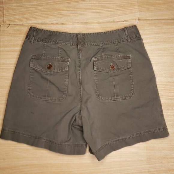 Eddie Bauer Womens Green Mercer Fit Hiking Shorts 8 - Picture 2 of 7